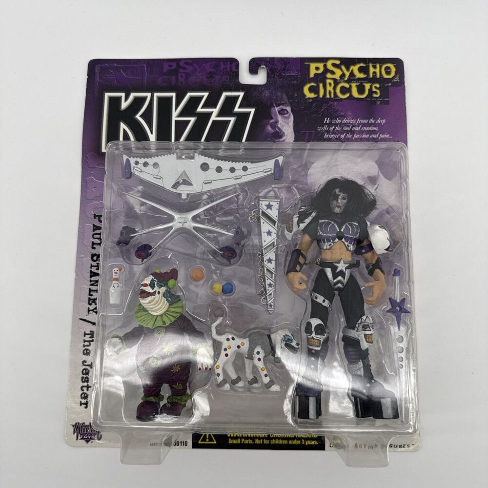 McFarlane Kiss Psycho Circus Paul Stanley 1998 The Jester Action Figure